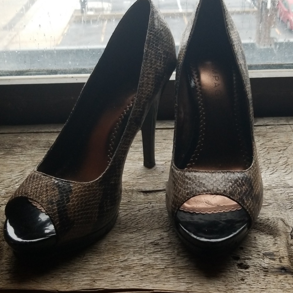Peek a boo heels